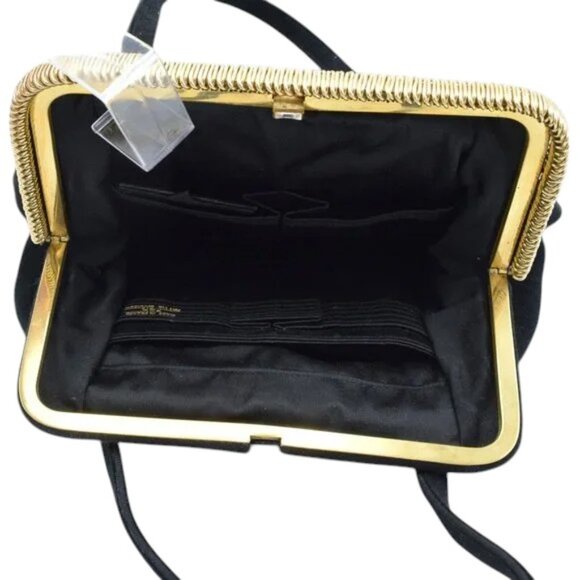 MCM Vintage Hattie Carnegie Textile Fabric Purse Bag Satchel - Picture 7 of 9